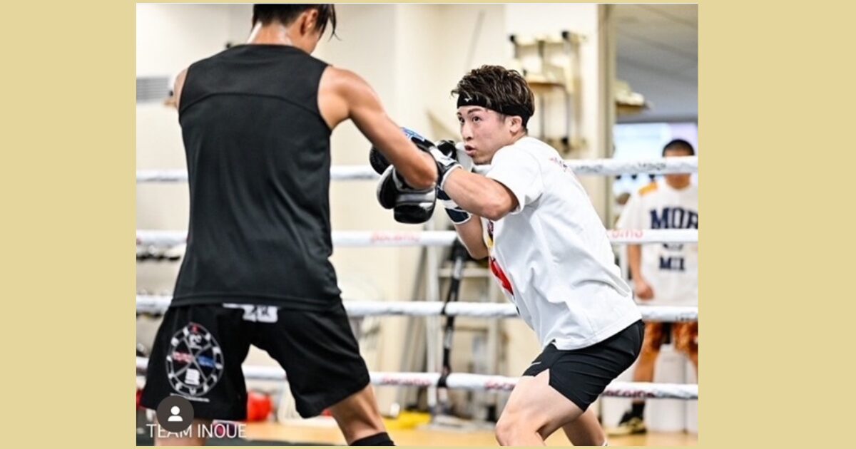 井上尚弥のボクシングトレーニング画像